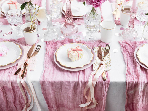 Talerzyki białe 18,5cm 6szt TPP30-008 PartyDeco